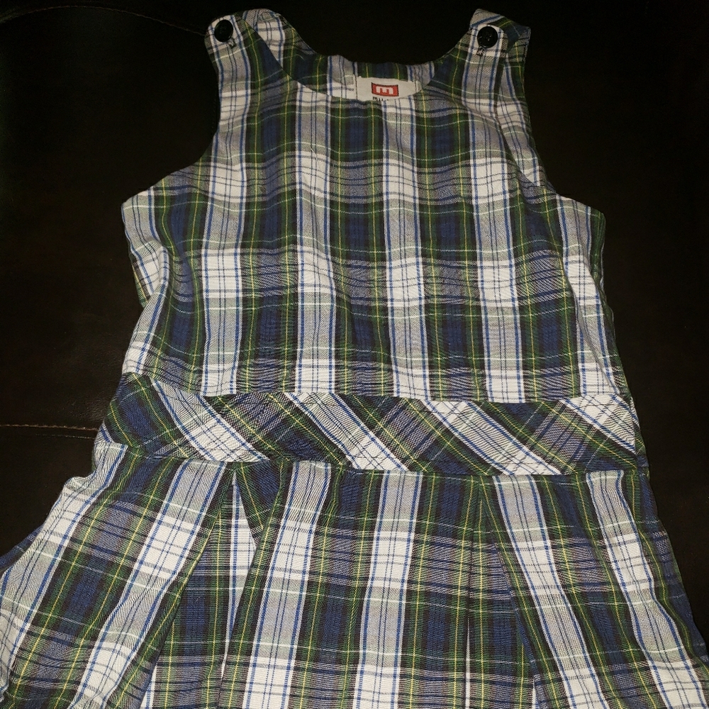 A plaid dress